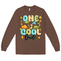 Chestnut one cool dude Long Sleeve Tee - MaliasSmallBusiness