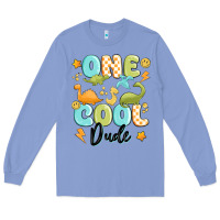 Colony Blue one cool dude Long Sleeve Tee - MaliasSmallBusiness