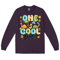 Plum one cool dude Long Sleeve Tee - MaliasSmallBusiness