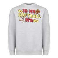 Heather Grey in my softball era Heavyweight Sweatshirt - MaliasSmallBusiness