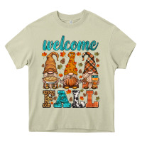 Mossy welcome fall gnome Heavy Core Tee - HRA Design Shop