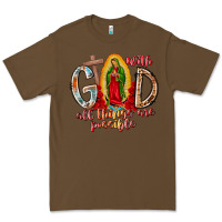 Cacao With God All Things Are Possible Premium Tee - RacoonDesign