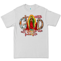 Dove Grey With God All Things Are Possible Premium Tee - RacoonDesign