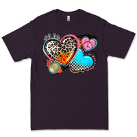 Plum western leopard  racing  hearts Premium Tee - AdoDesignShop