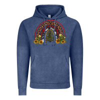 Vintage Denim rainbow tree Vintage Hoodie - AdoDesignShop