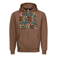 Chestnut first my mother forever my friend Zipper Hoodie - LillyAllenDesigns