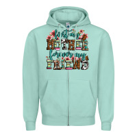 Seafoam first my mother forever my friend Zipper Hoodie - LillyAllenDesigns