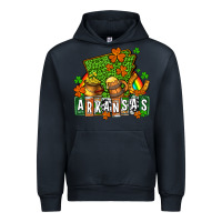 Navy St. Patrick's Arkansas Urban Hoodie - OliviaCreatesArt