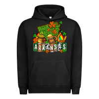 Pigment Black St. Patrick's Arkansas Urban Hoodie - OliviaCreatesArt