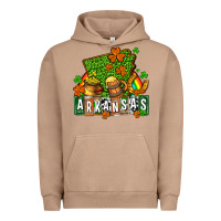 Pigment Burro St. Patrick's Arkansas Urban Hoodie - OliviaCreatesArt