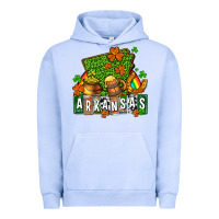 Pigment Grape Ice St. Patrick's Arkansas Urban Hoodie - OliviaCreatesArt