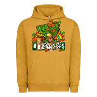 Pigment Peanut Butter St. Patrick's Arkansas Urban Hoodie - OliviaCreatesArt