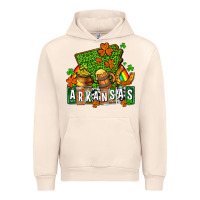 Sandshell St. Patrick's Arkansas Urban Hoodie - OliviaCreatesArt