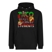Black Taco 'Bout Great Students Heavyweight Hoodie - texasbilliewilder