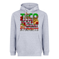 Heather Grey Taco 'Bout Great Students Heavyweight Hoodie - texasbilliewilder