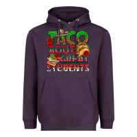 Plum Taco 'Bout Great Students Heavyweight Hoodie - texasbilliewilder