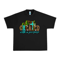 Black created with a purpose Urban Heavy Tee - AdoDesignShop
