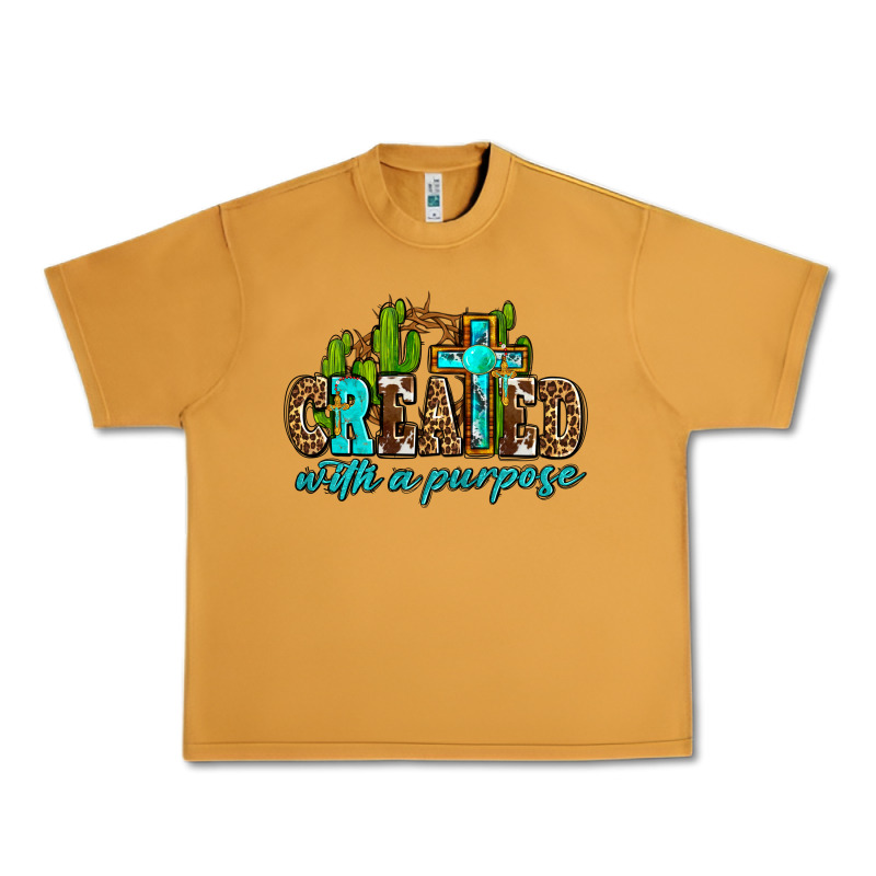 Created With A Purpose Urban Heavy Tee by AdoDesignShop | Teevron