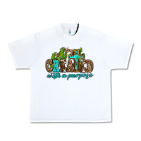 White created with a purpose Urban Heavy Tee - AdoDesignShop