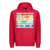 Cardinal retro summer Premium Hoodie - TumblerDesignByShophia