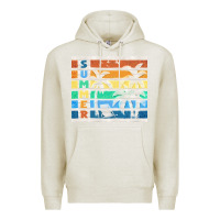 Oatmeal Heather retro summer Premium Hoodie - TumblerDesignByShophia