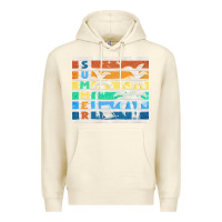 Sandshell retro summer Premium Hoodie - TumblerDesignByShophia