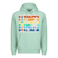 Seafoam retro summer Premium Hoodie - TumblerDesignByShophia