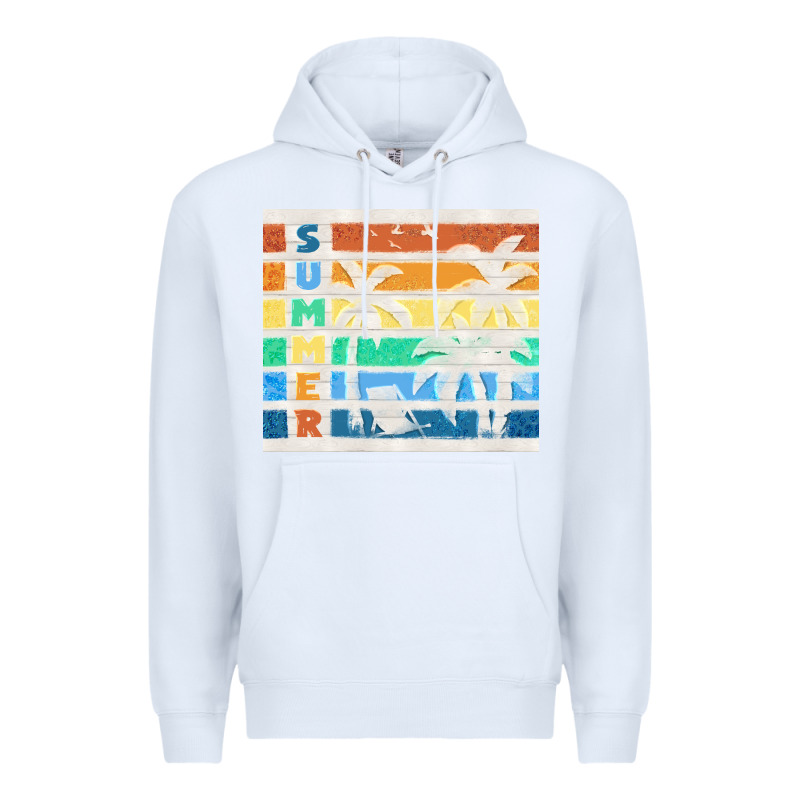 Retro Summer Premium Hoodie by TumblerDesignByShophia | Teevron