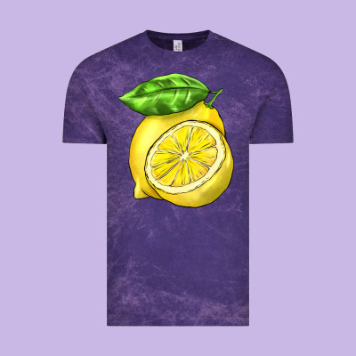 Lemon Vintage Tee Designed By Barkaloodesign