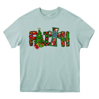 Arona christmas faith with cross Heavy Core Tee - CowhideDigitalArt
