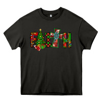 Asphalt christmas faith with cross Heavy Core Tee - CowhideDigitalArt