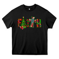 Black christmas faith with cross Heavy Core Tee - CowhideDigitalArt