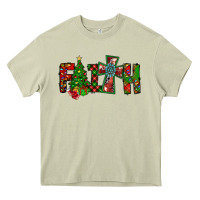Christmas Faith With Cross Heavy Core Tee | Teevron