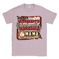 Lilac somebody's loud mouth baseball mama Classic Tee - MaliasSmallBusiness