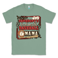 Sage somebody's loud mouth baseball mama Classic Tee - MaliasSmallBusiness