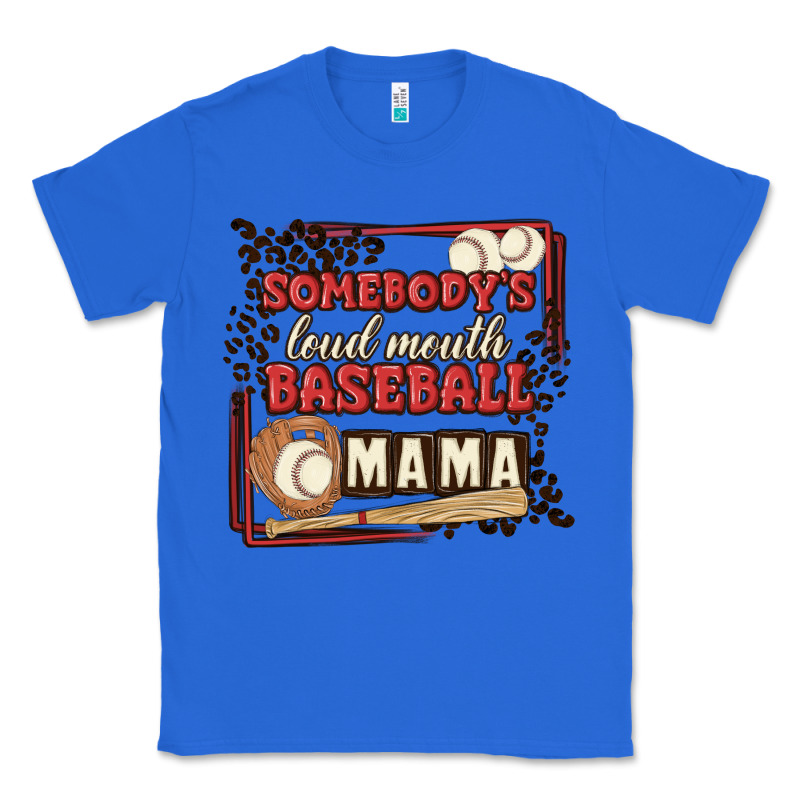 Somebody's Loud Mouth Baseball Mama Classic Tee by MaliasSmallBusiness | Teevron