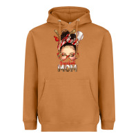 Meerkat Baseball Mom Messy Bun Heavyweight Hoodie - texasbilliewilder