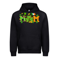 Black St. Patrick's Day mom Urban Hoodie - OliviaCreatesArt