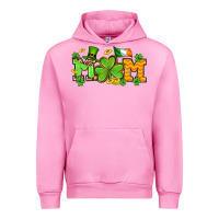 Fuchsia Pink St. Patrick's Day mom Urban Hoodie - OliviaCreatesArt