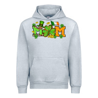 Heather Grey St. Patrick's Day mom Urban Hoodie - OliviaCreatesArt