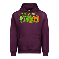 Mauve Wine St. Patrick's Day mom Urban Hoodie - OliviaCreatesArt
