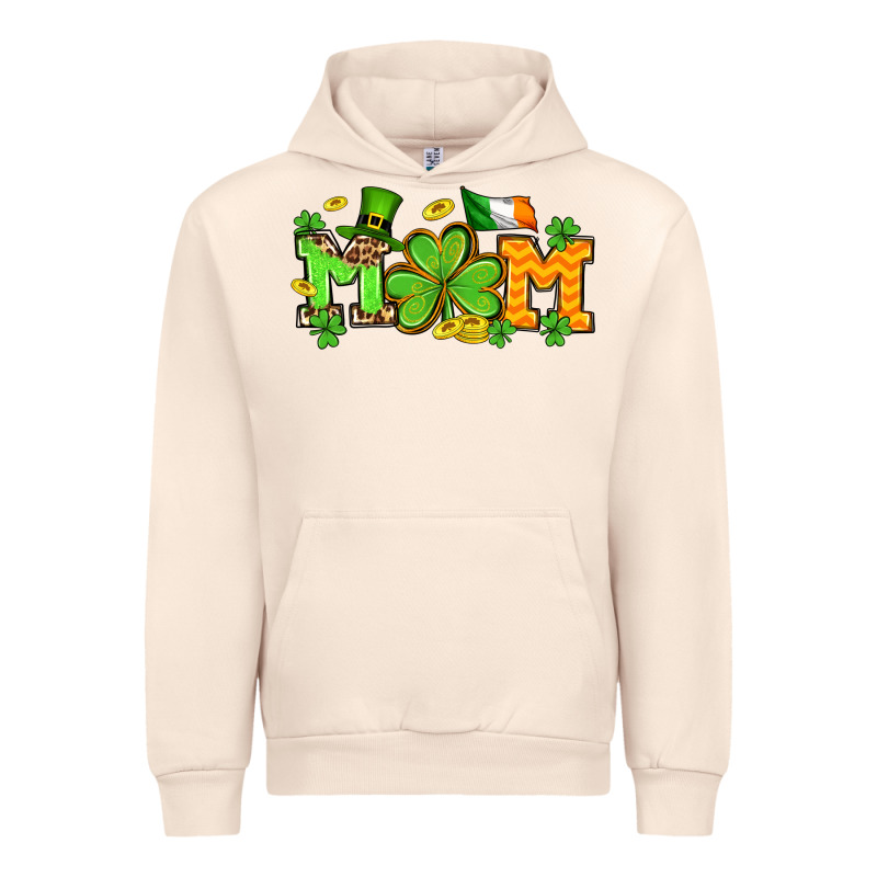 St. Patrick's Day Mom Urban Hoodie by OliviaCreatesArt | Teevron