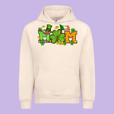St. Patrick's Day Mom Urban Hoodie Designed By Oliviacreatesart