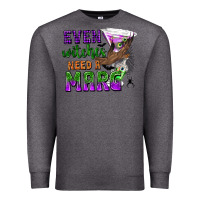 Charcoal Heather Even Witches Need a Marg Premium Sweatshirt - texasbilliewilder