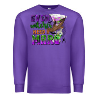Purple Even Witches Need a Marg Premium Sweatshirt - texasbilliewilder