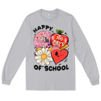 Moon Dust happy 100 days of school Long Sleeve Tee - MaliasSmallBusiness