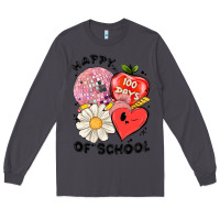 Smoke happy 100 days of school Long Sleeve Tee - MaliasSmallBusiness