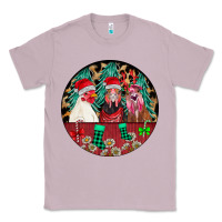 Lilac Chickens Classic Tee - CowhideDigitalArt