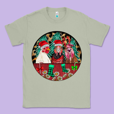 Chickens Classic Tee Designed By Cowhidedigitalart