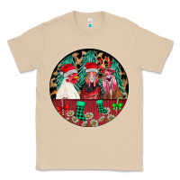 Mushroom Chickens Classic Tee - CowhideDigitalArt